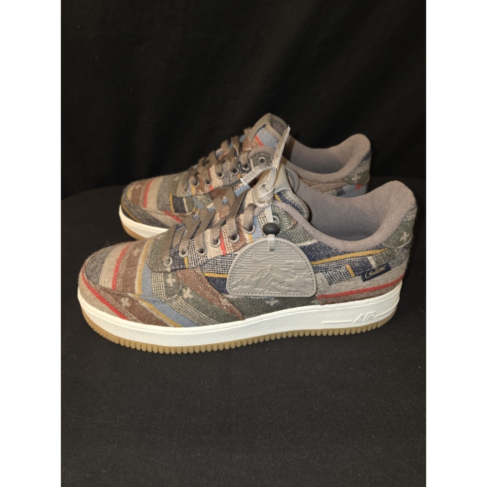 Nike Air Force 1 (low) x Pendleton Brown 2020 Mens 9 Pendelton Wool RARE! - Picture 7 of 14